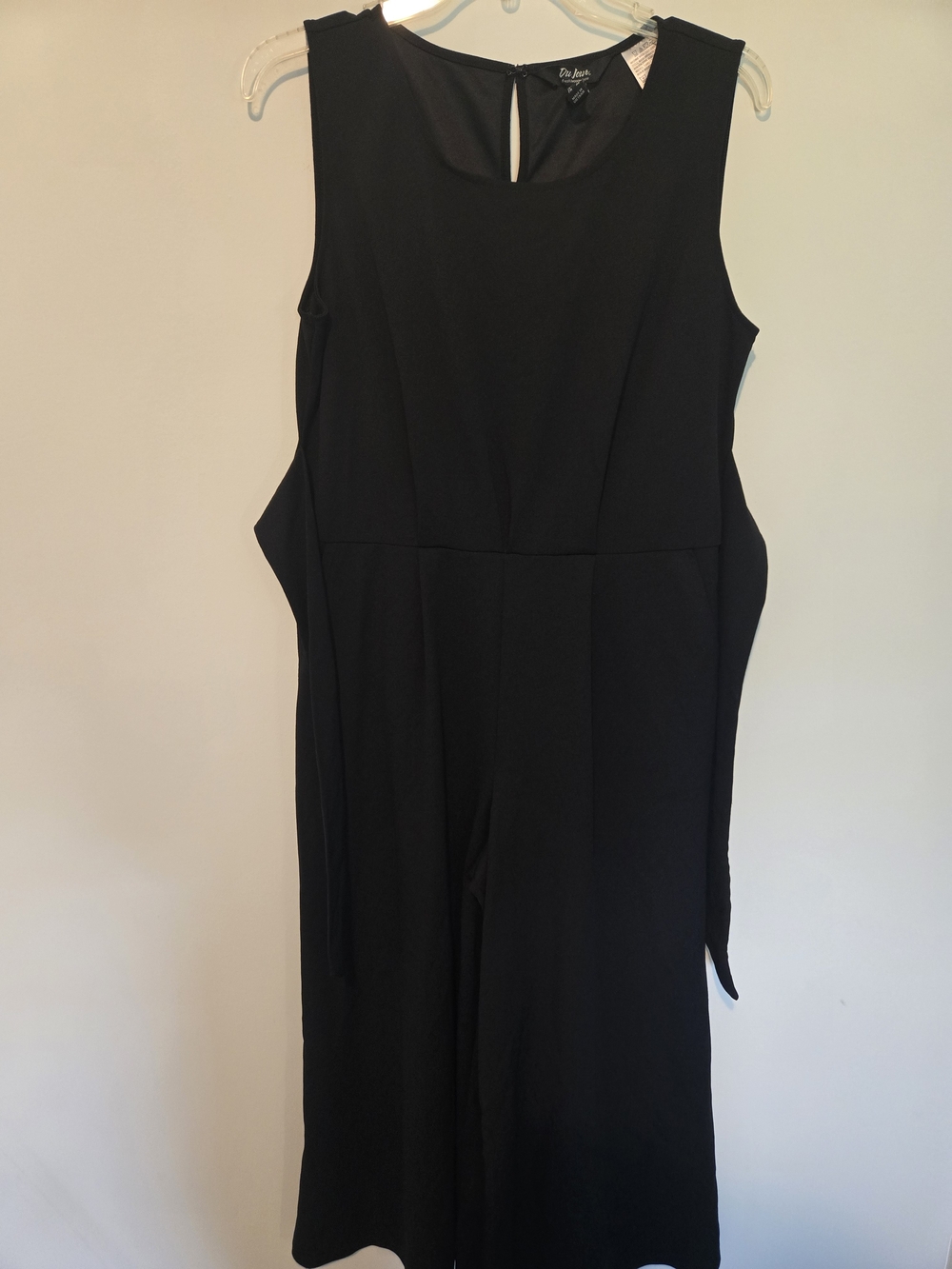 Du Jour Black Sleeveless Jumpsuit